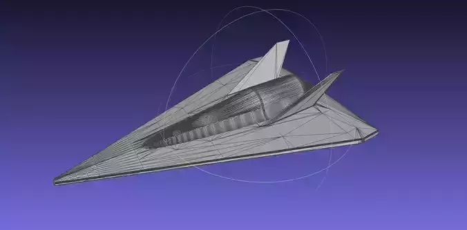 SSTO Spaceplane Design Printable Model 3D print model