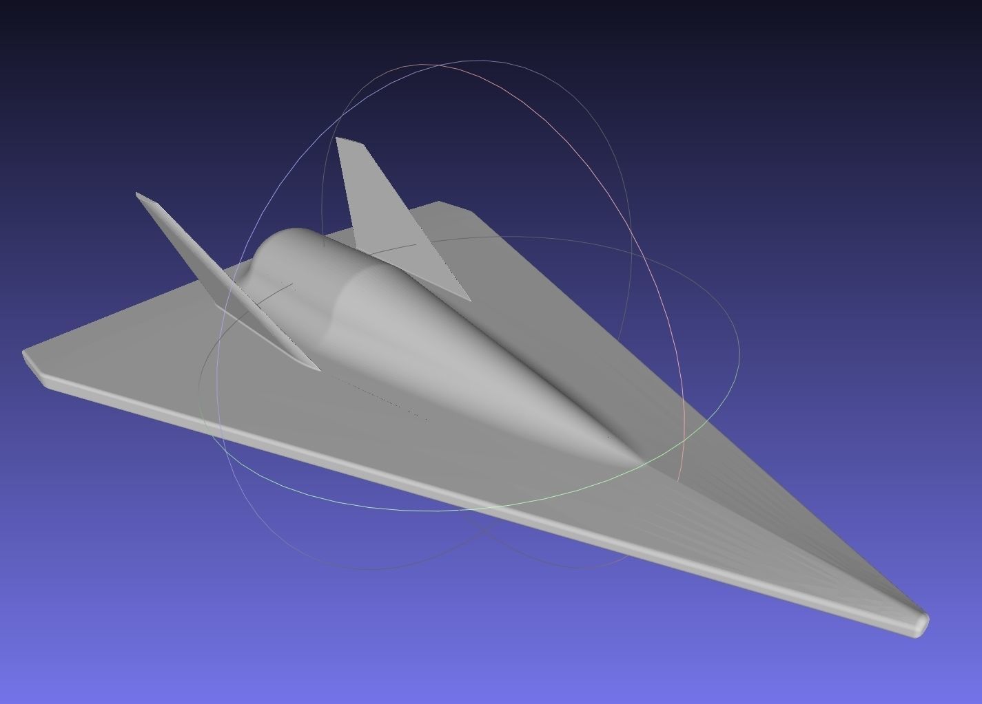 SSTO Spaceplane Design Printable Model 3D print model_25