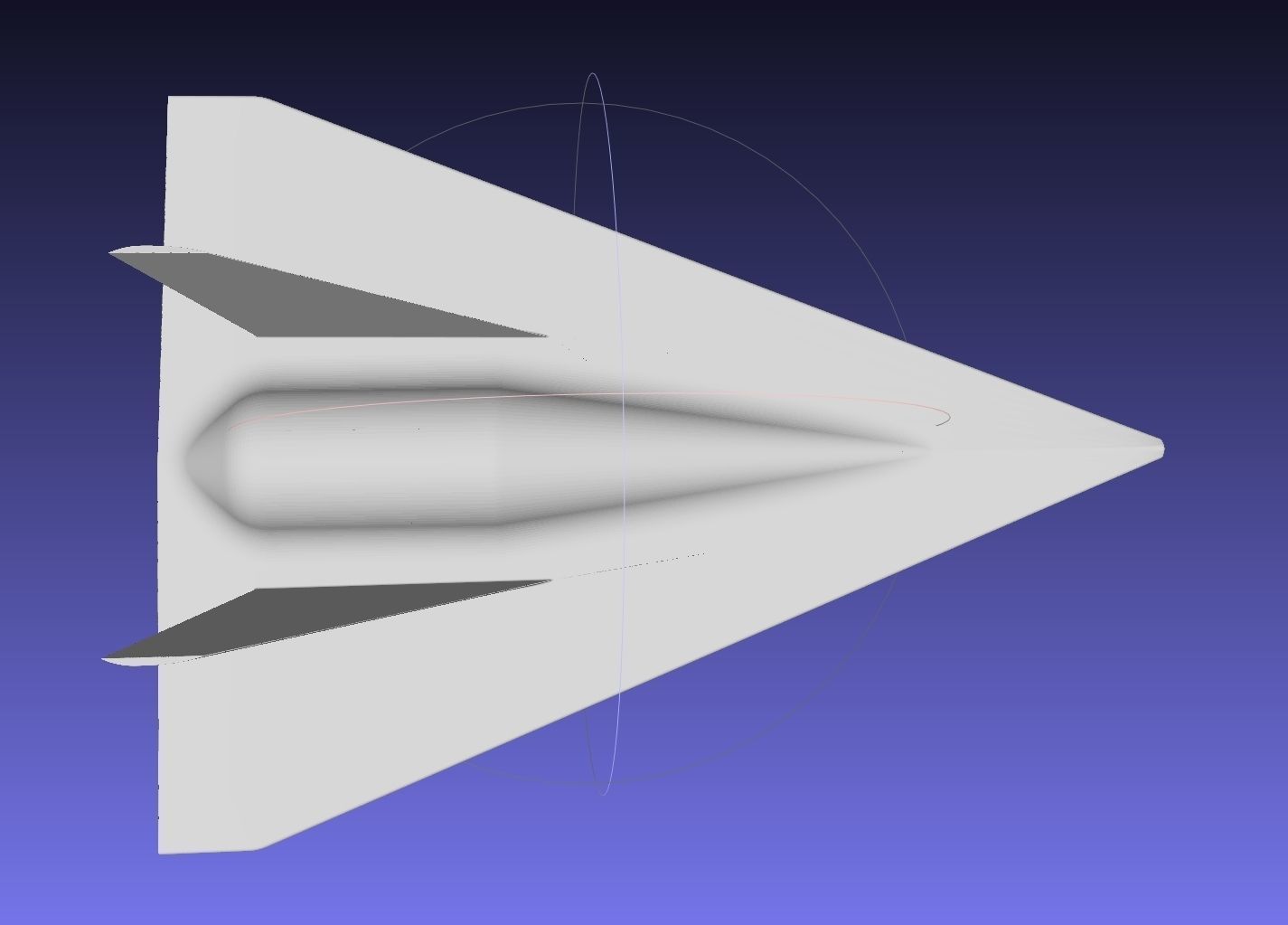 SSTO Spaceplane Design Printable Model 3D print model_20