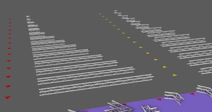 Prolyte H30D trusses 3D model