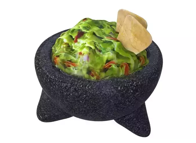 Guacamole in bowl
