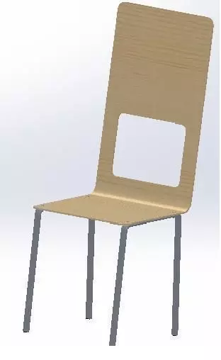 Designed Chair Free 3D model