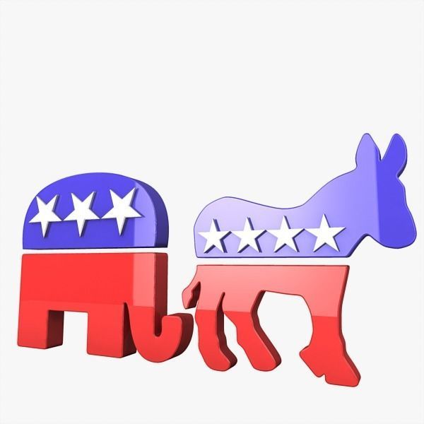 Political Icons 3D model_3