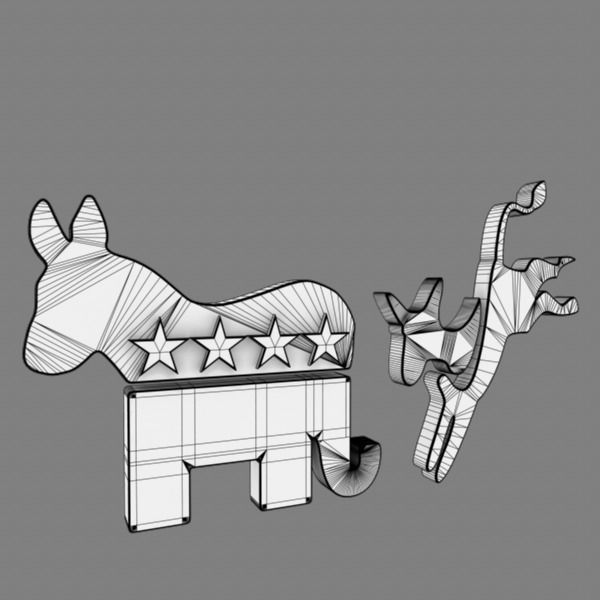 Political Icons 3D model_6