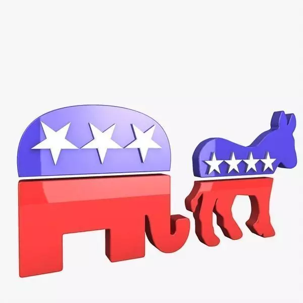Political Icons 3D model_0