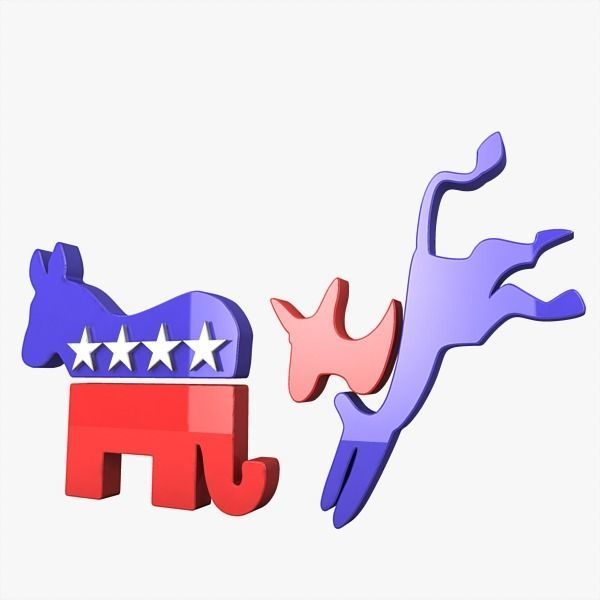 Political Icons 3D model_4