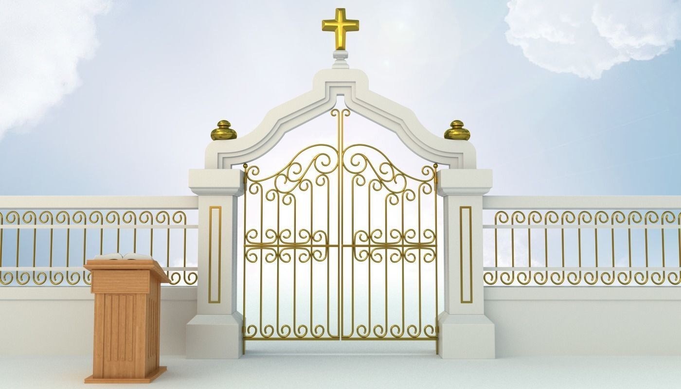 Pearly Gates of Heaven 3D model_9
