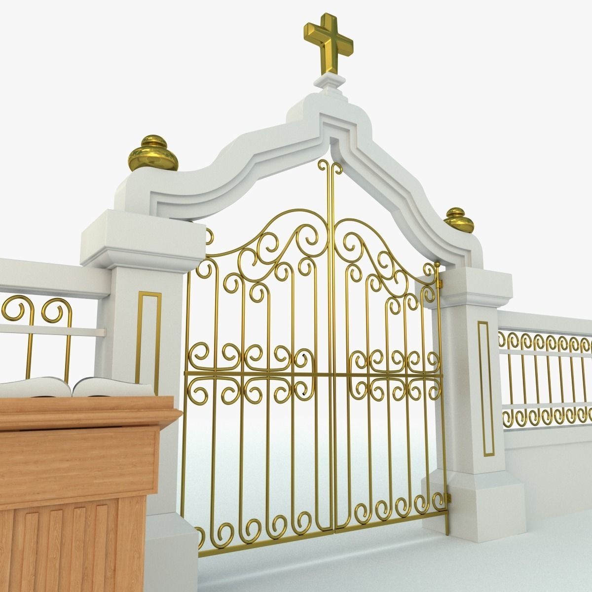 Pearly Gates of Heaven 3D model_7