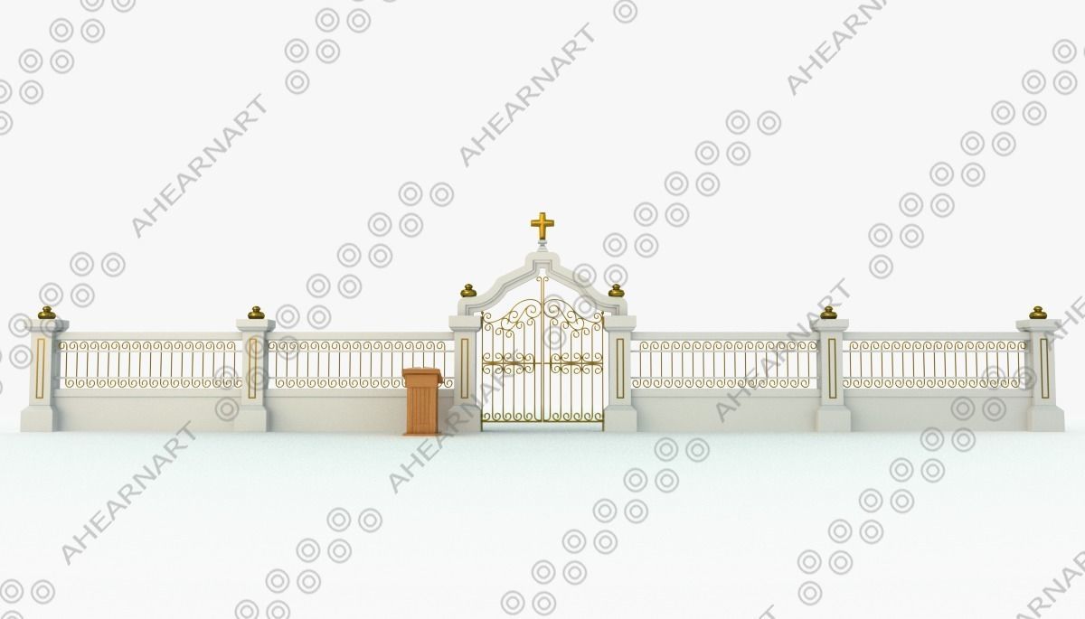 Pearly Gates of Heaven 3D model_6