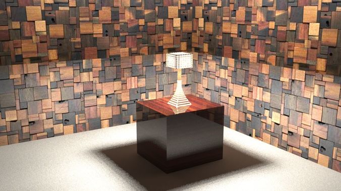 Night Light low poly Low-poly 3D model