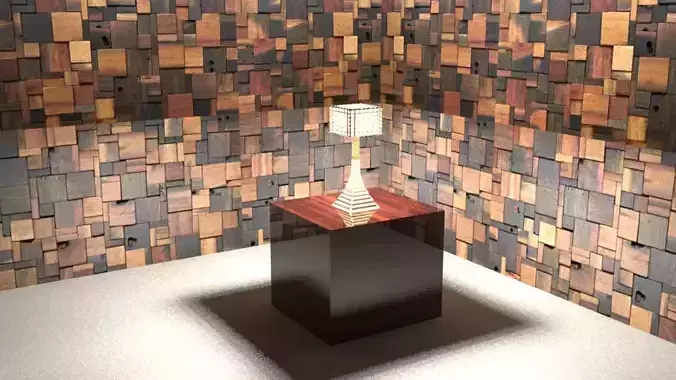 Night Light low poly Low-poly 3D model