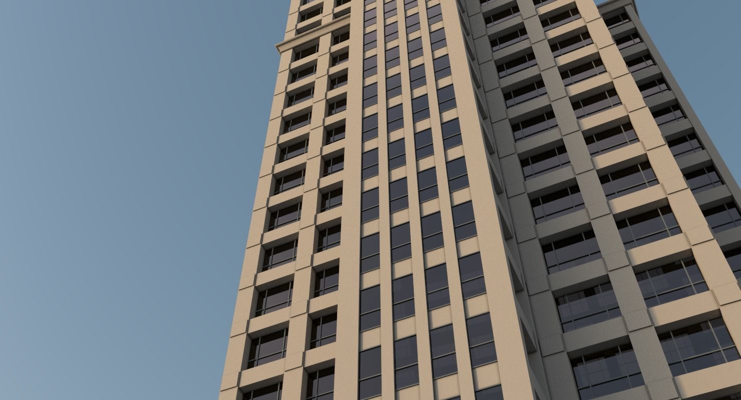 Office Building 3 3D model_7