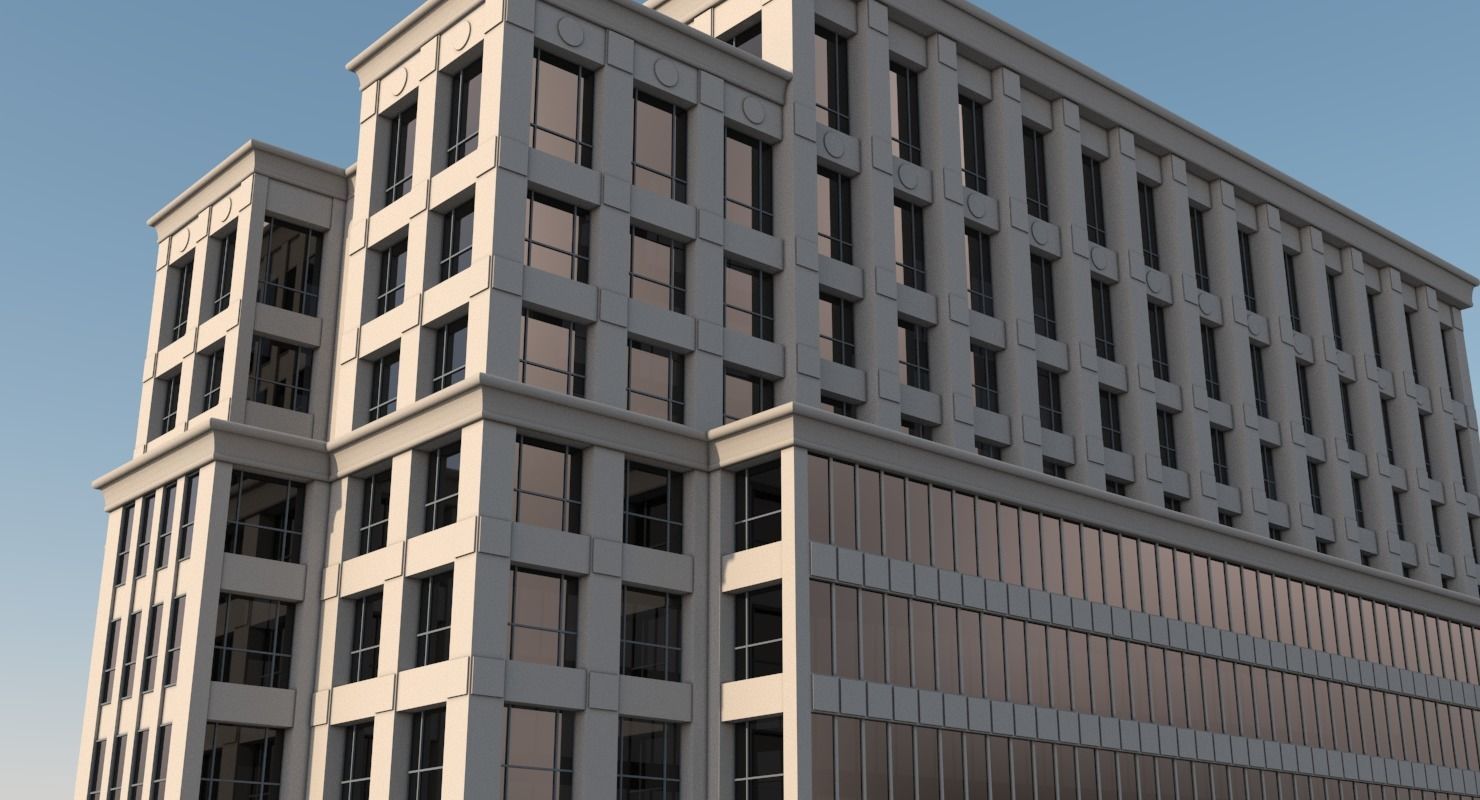 Office Building 3 3D model_12