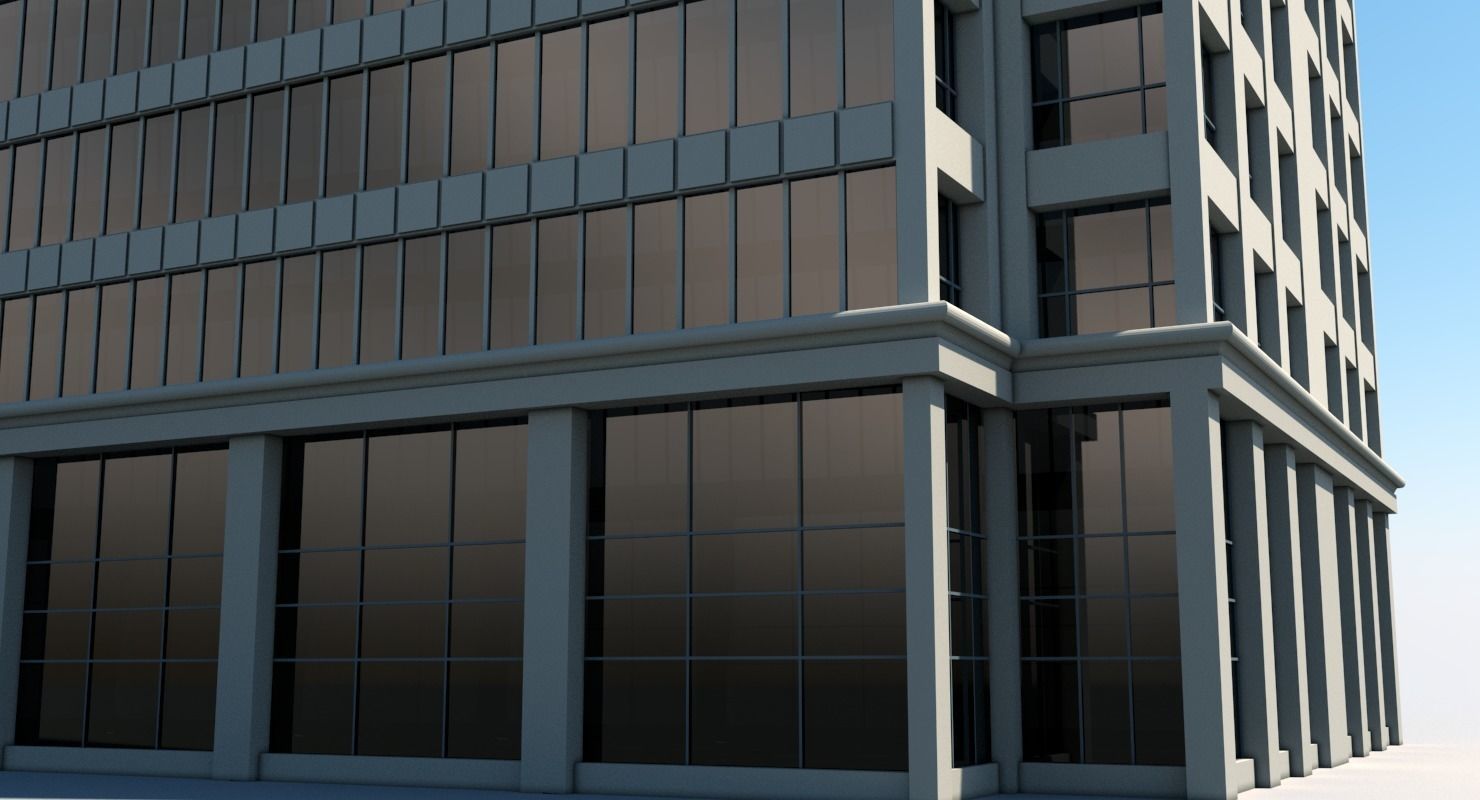 Office Building 3 3D model_6
