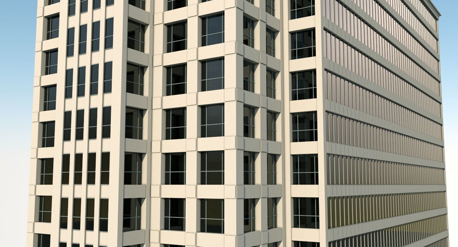 Office Building 3 3D model_8