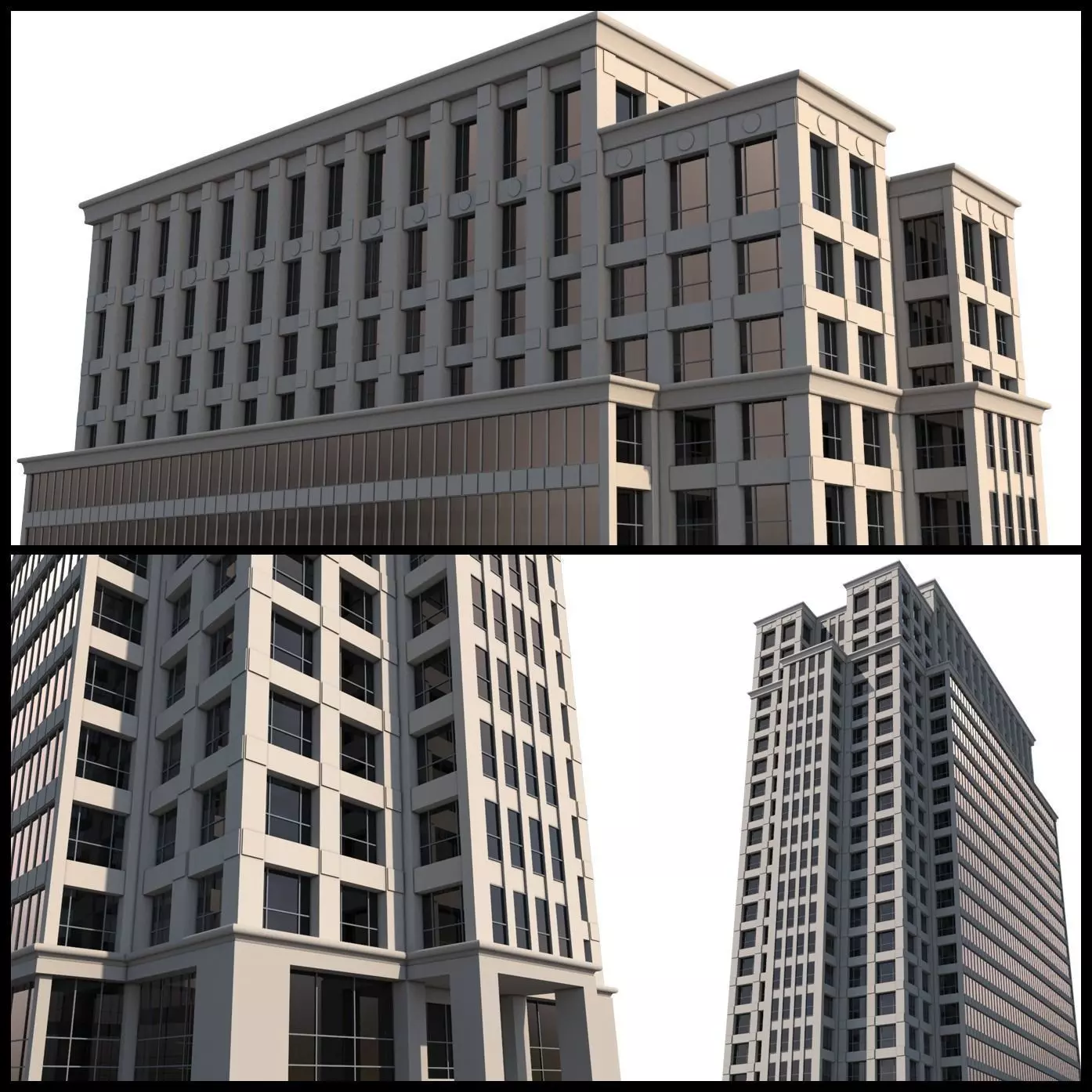 Office Building 3 3D model_0