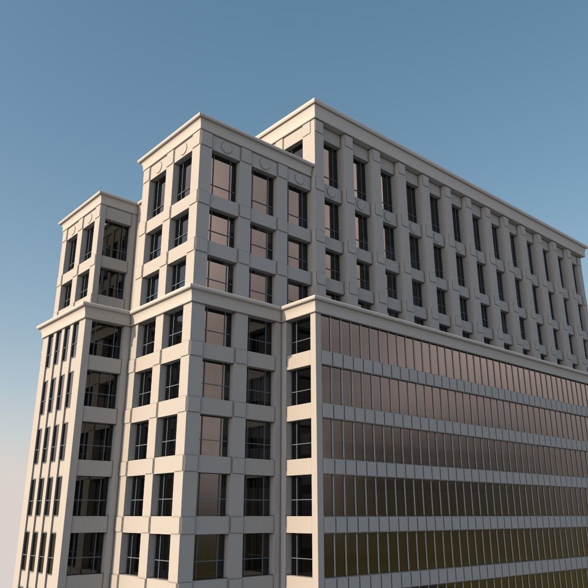 Office Building 3 3D model_3