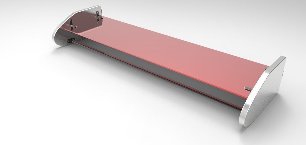 Hat shelf Free 3D model_3