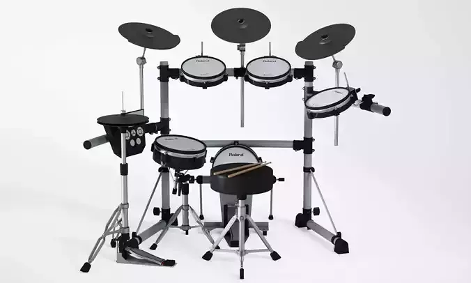 Electronic drum set 3D model
