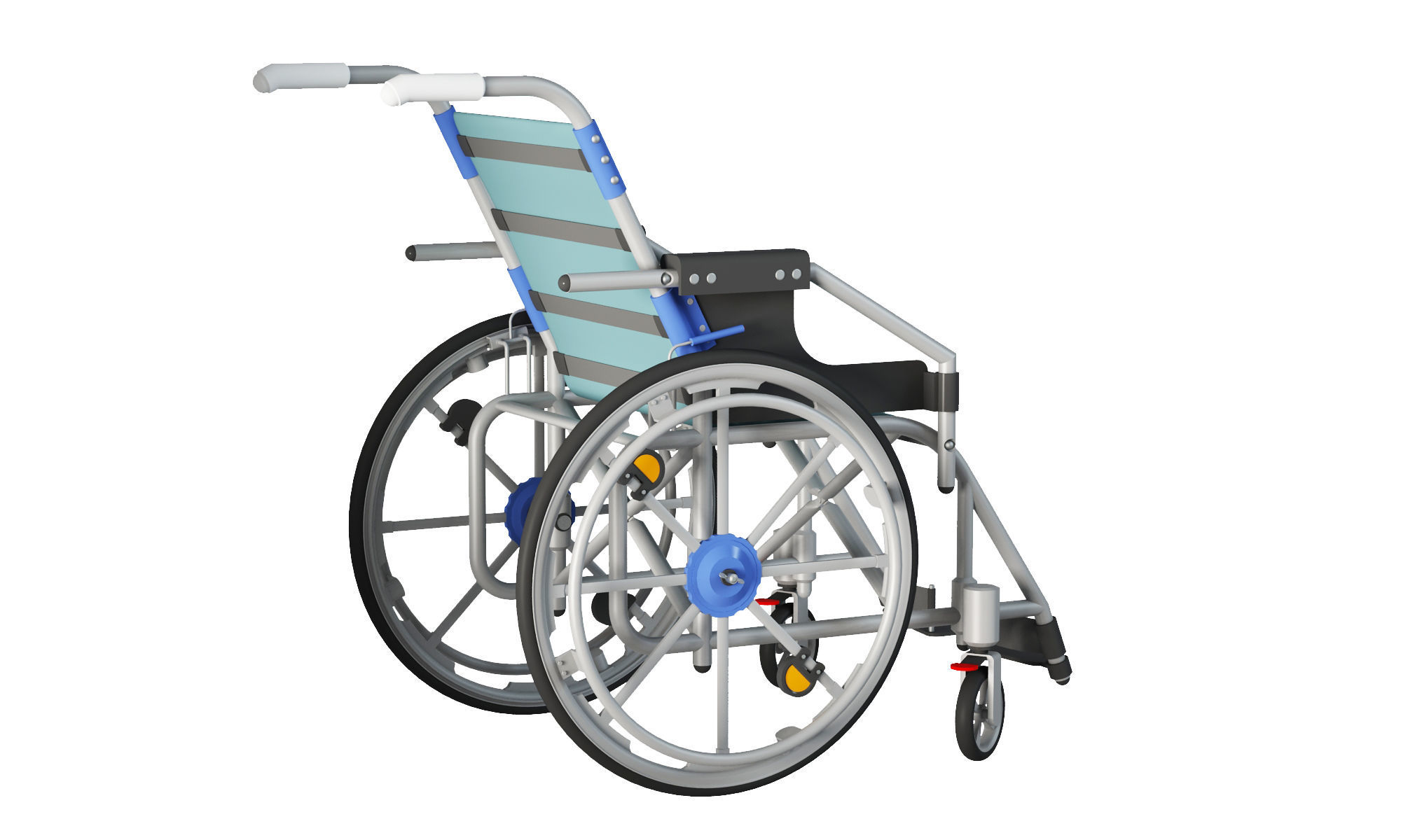 Wheelchair 3D model_5