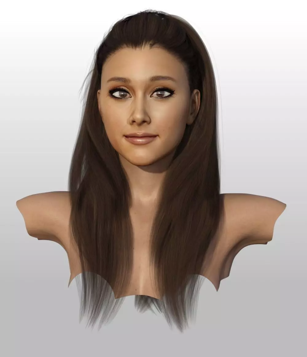 Ariana Grande Bust 3D model