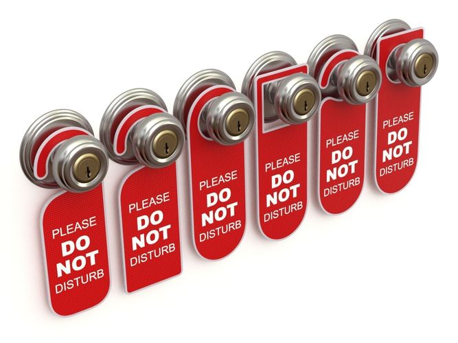 Do Not Disturb Door Hanger with Knob 3D model