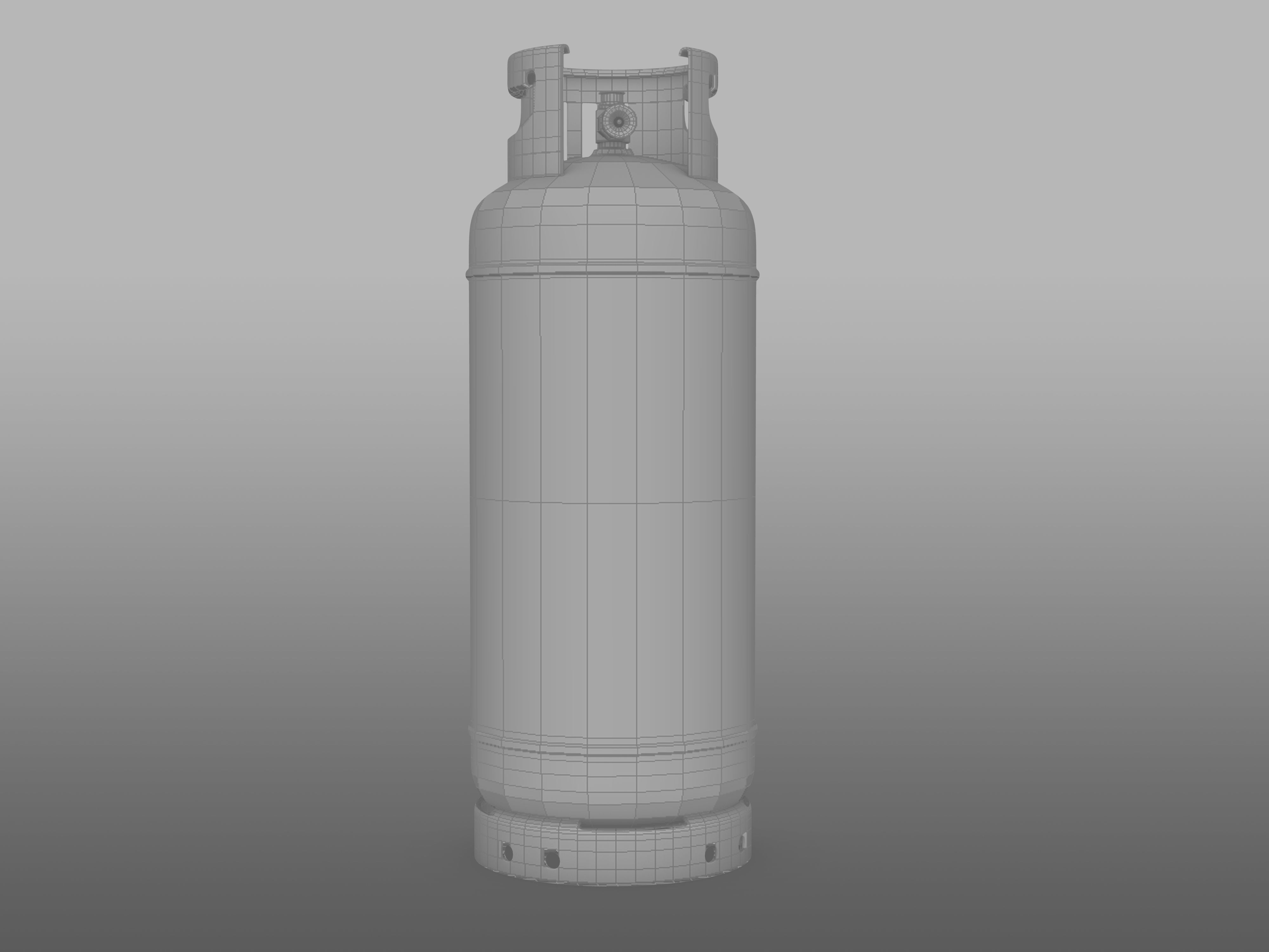 Gas cilinder 3D model_1