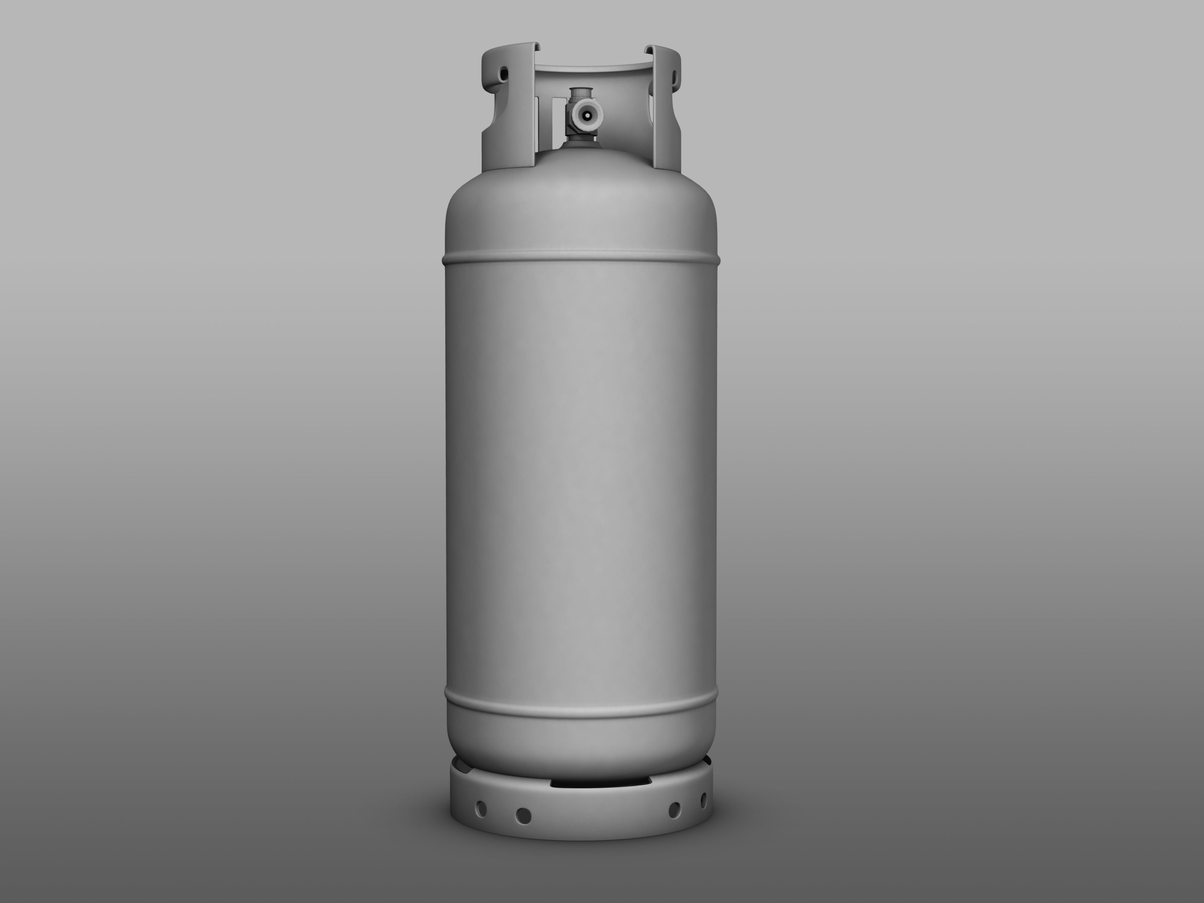 Gas cilinder 3D model_2