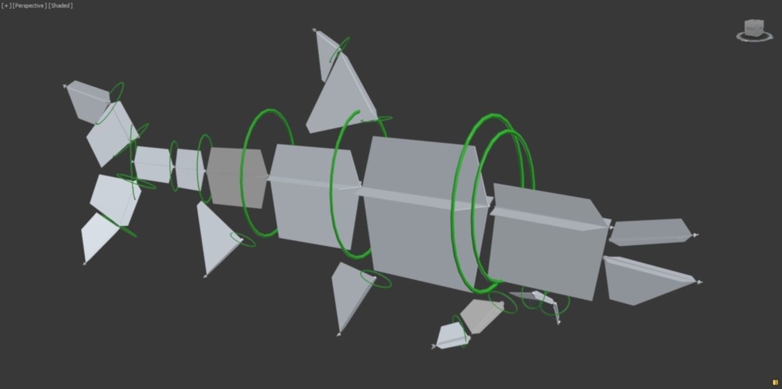 goliaht tiger fish rigged Low-poly 3D model_10