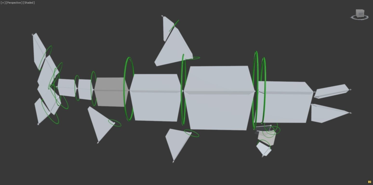 goliaht tiger fish rigged Low-poly 3D model_11