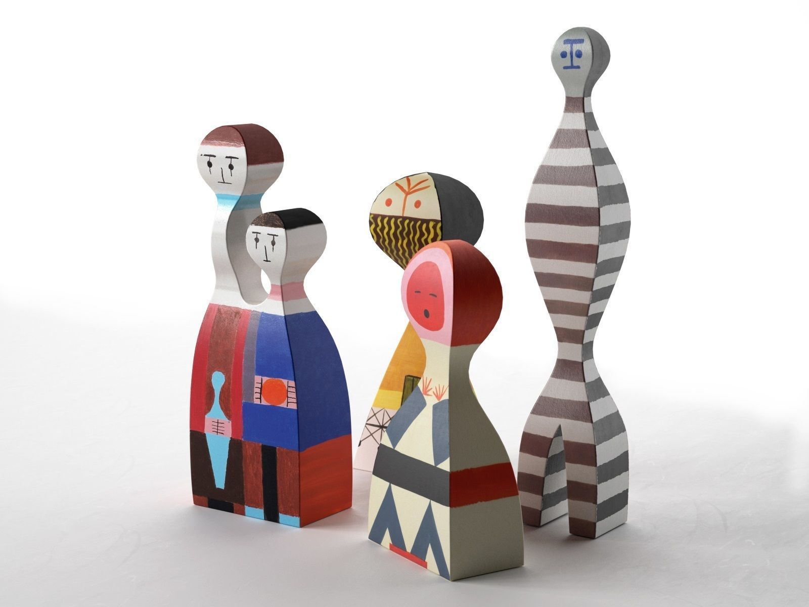 Wooden Dolls 3D model_3