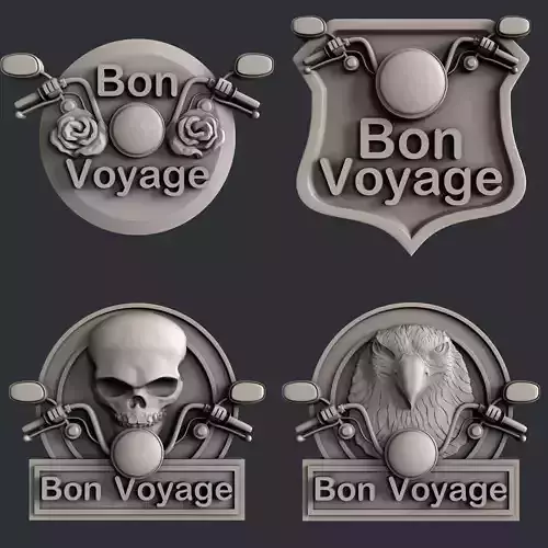 3d STL models for CNC Bon Voyage 3D model