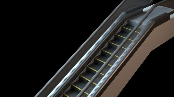 Escalator 3D model