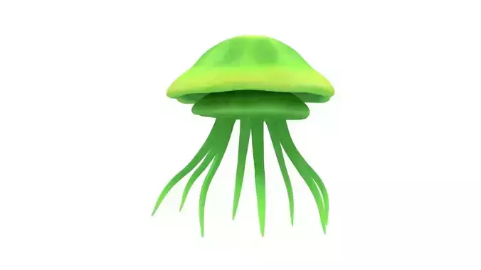 Jellyfish Green 3D model