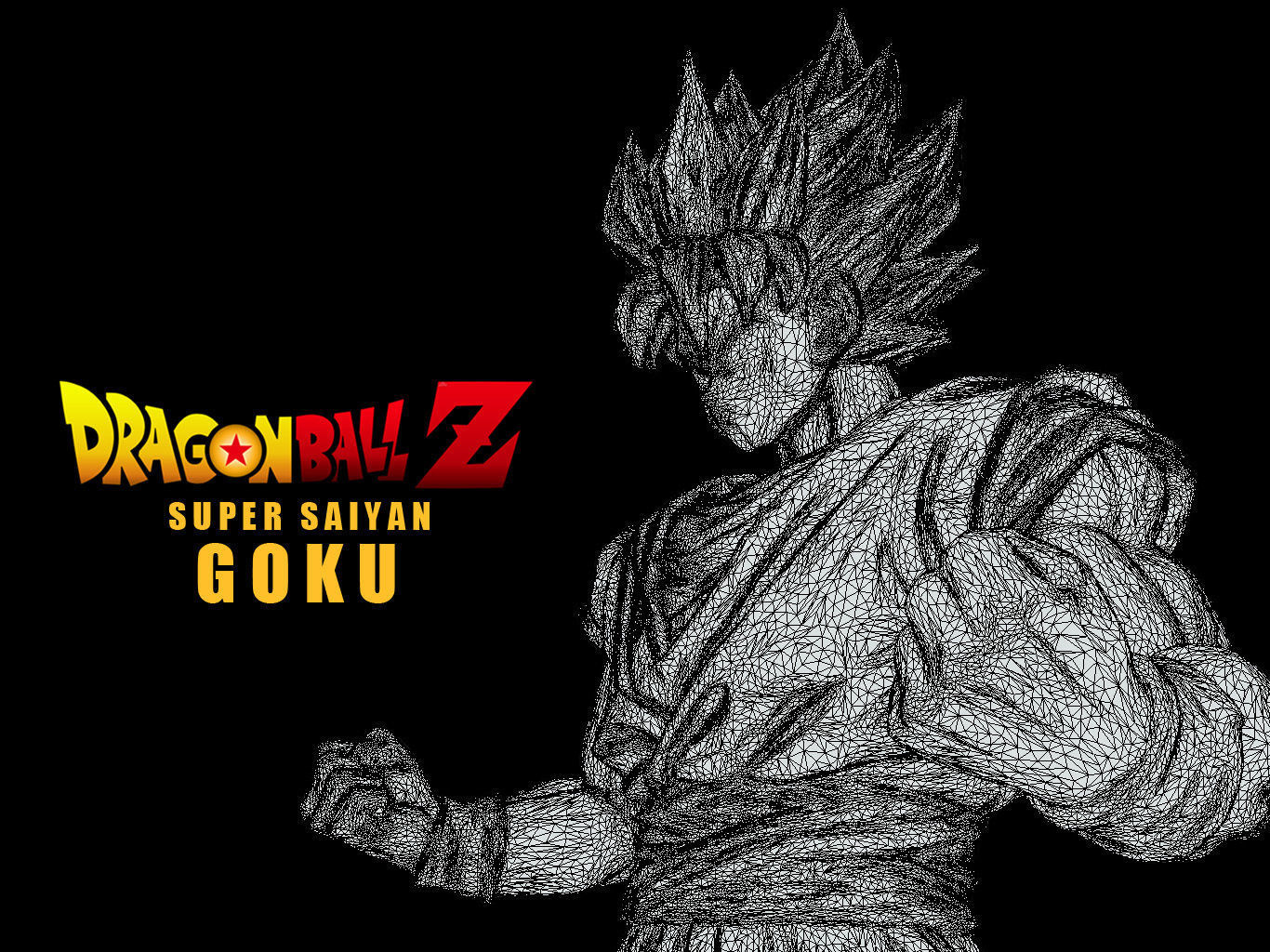 SUPER SAIYAN GOKU 2D Paint 3D model_8