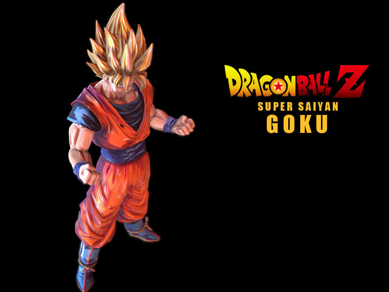 SUPER SAIYAN GOKU 2D Paint 3D model_3