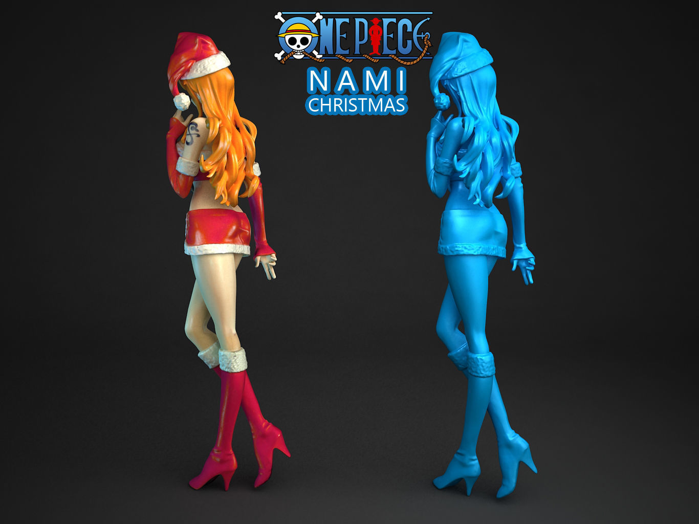 NAMI Christmas one piece 3D model_6