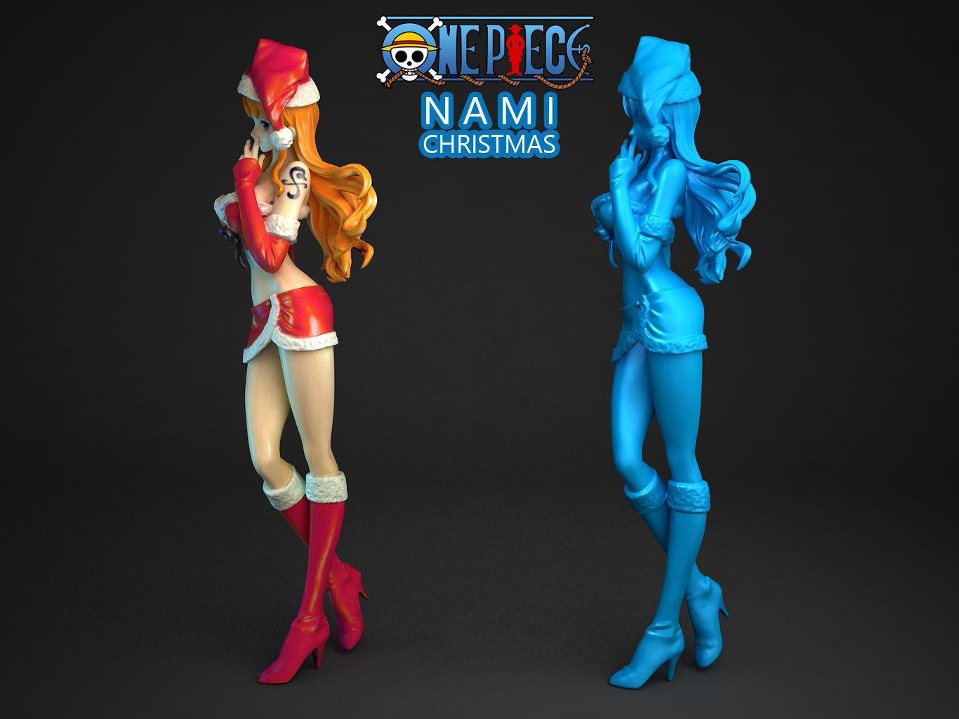 NAMI Christmas one piece 3D model_5