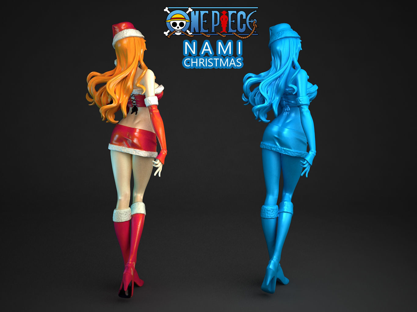 NAMI Christmas one piece 3D model_8