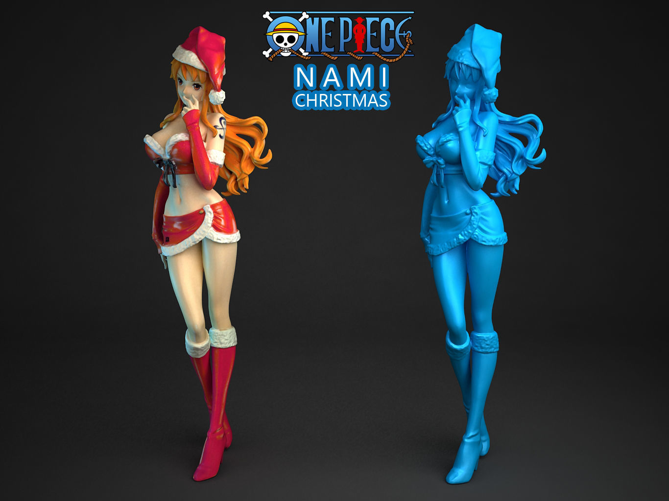 NAMI Christmas one piece 3D model_4