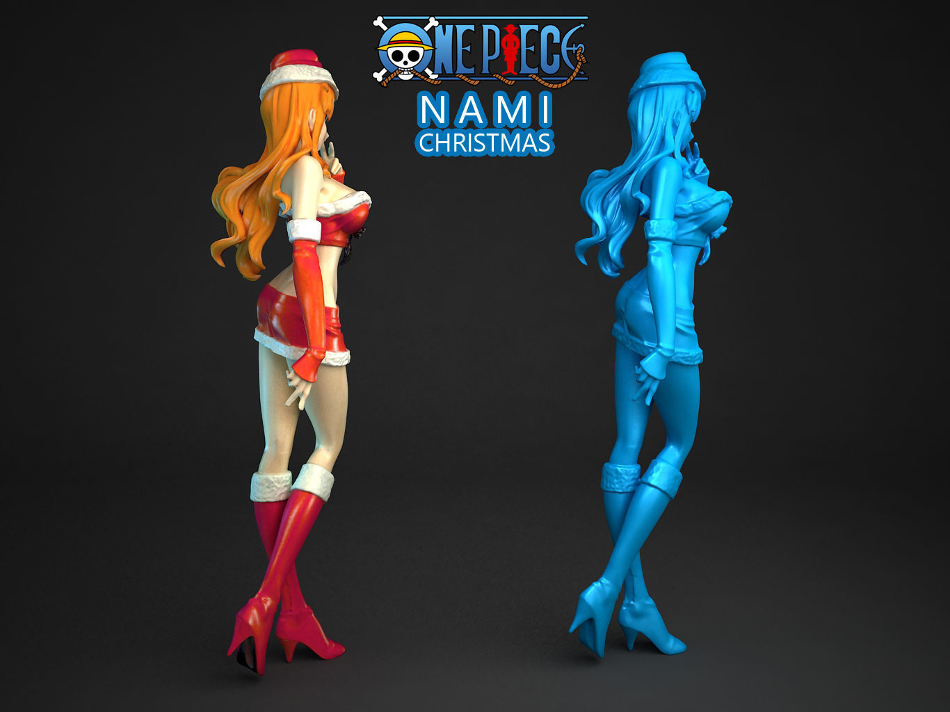 NAMI Christmas one piece 3D model_9