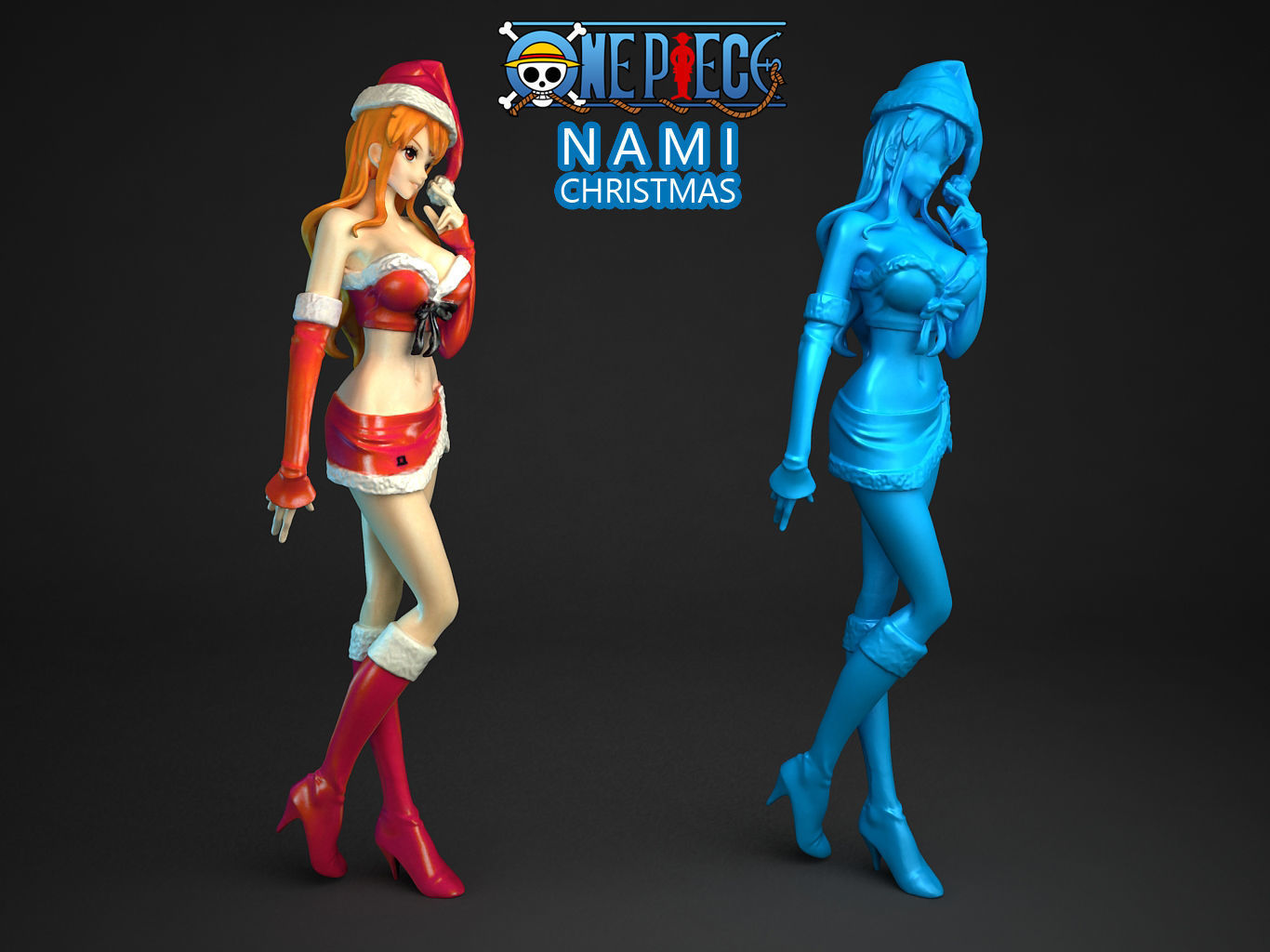 NAMI Christmas one piece 3D model_10