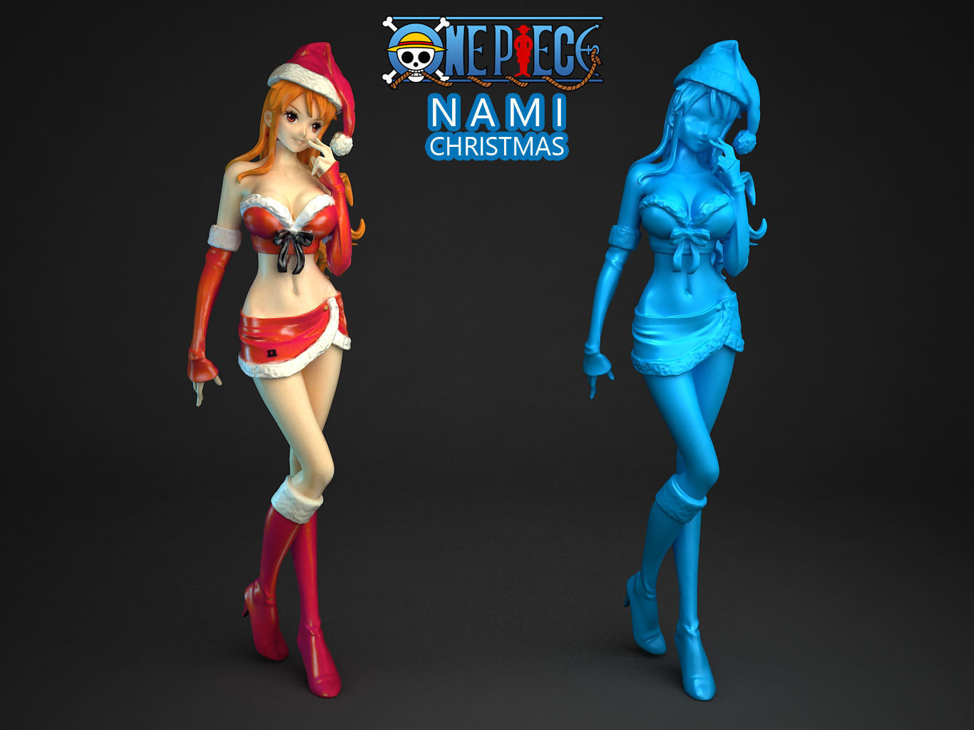NAMI Christmas one piece 3D model_3
