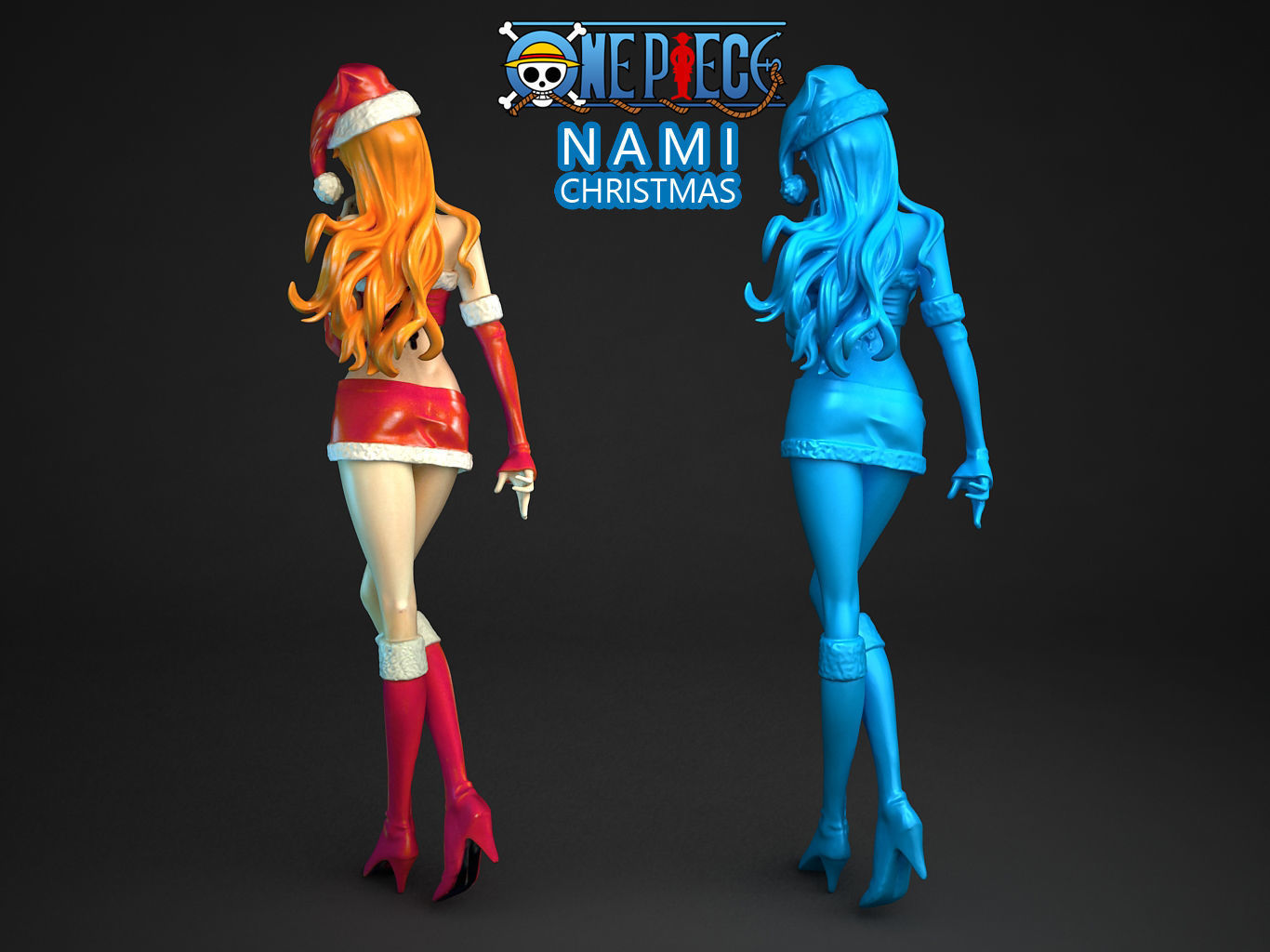 NAMI Christmas one piece 3D model_7