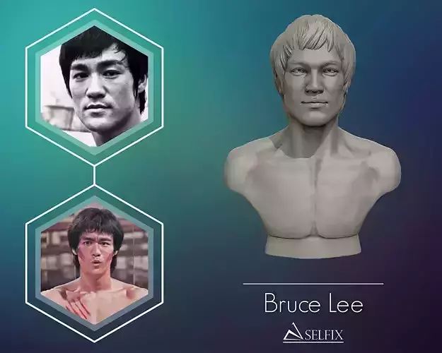 Bruce Lee 3D printable model