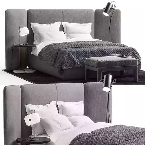 Tuyo Kuoio Meridiani Bed 3d model