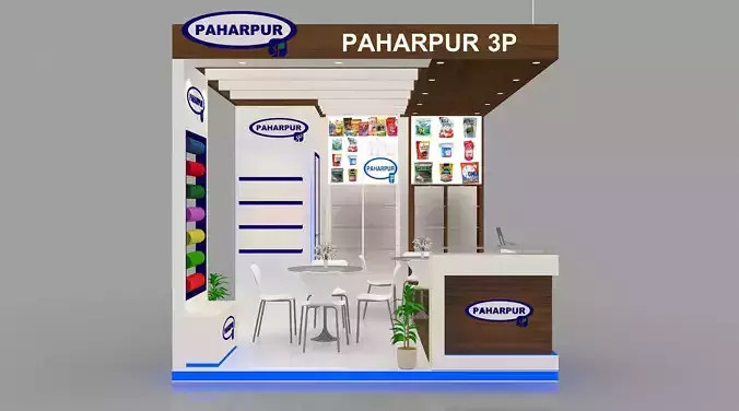 International Exhibition Stall Design 3D model