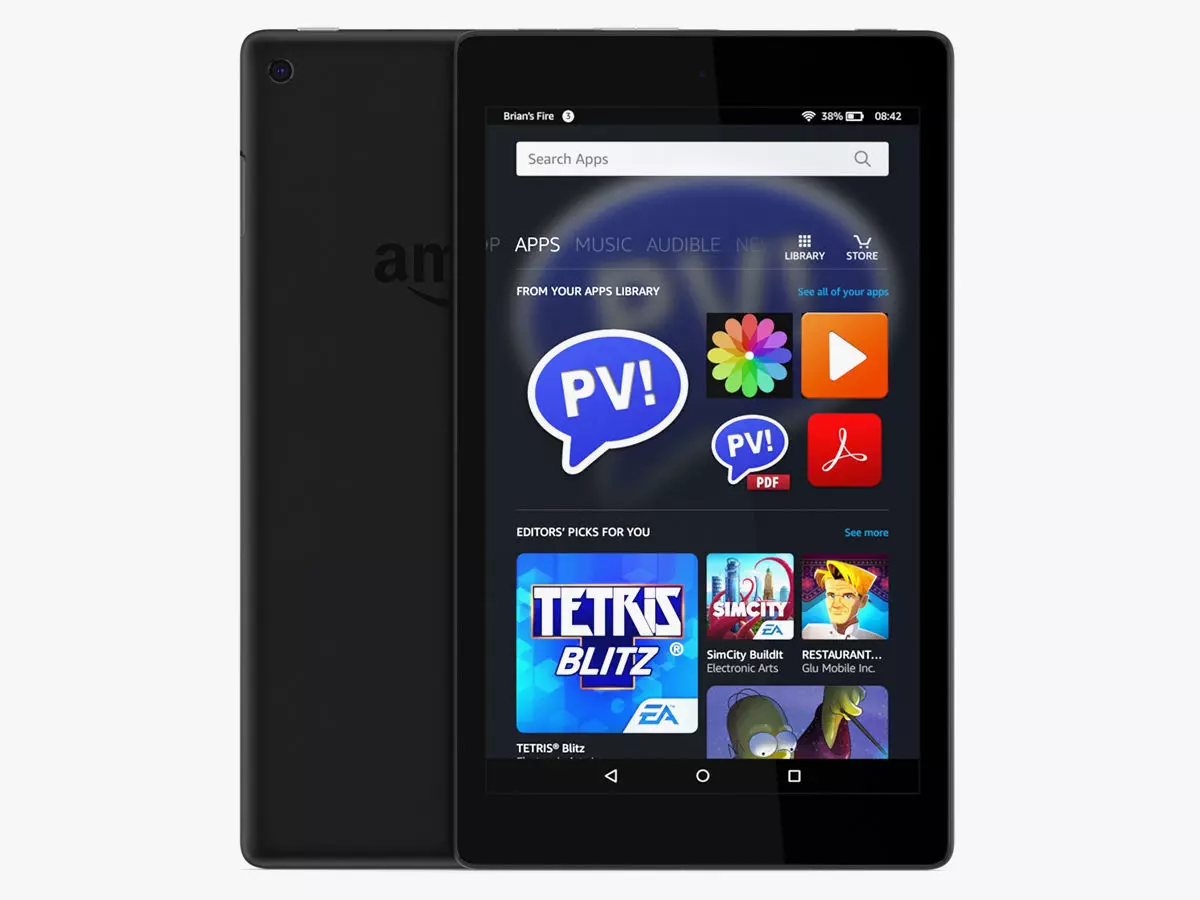 Amazon Fire HD 8 3D model