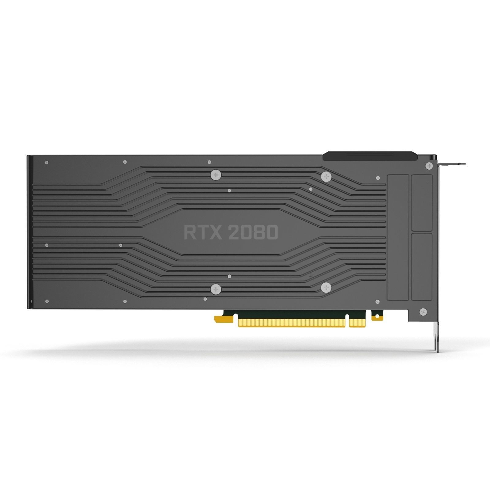 NVIDIA Geforce RTX 2080 Graphics Cards 3D model_4