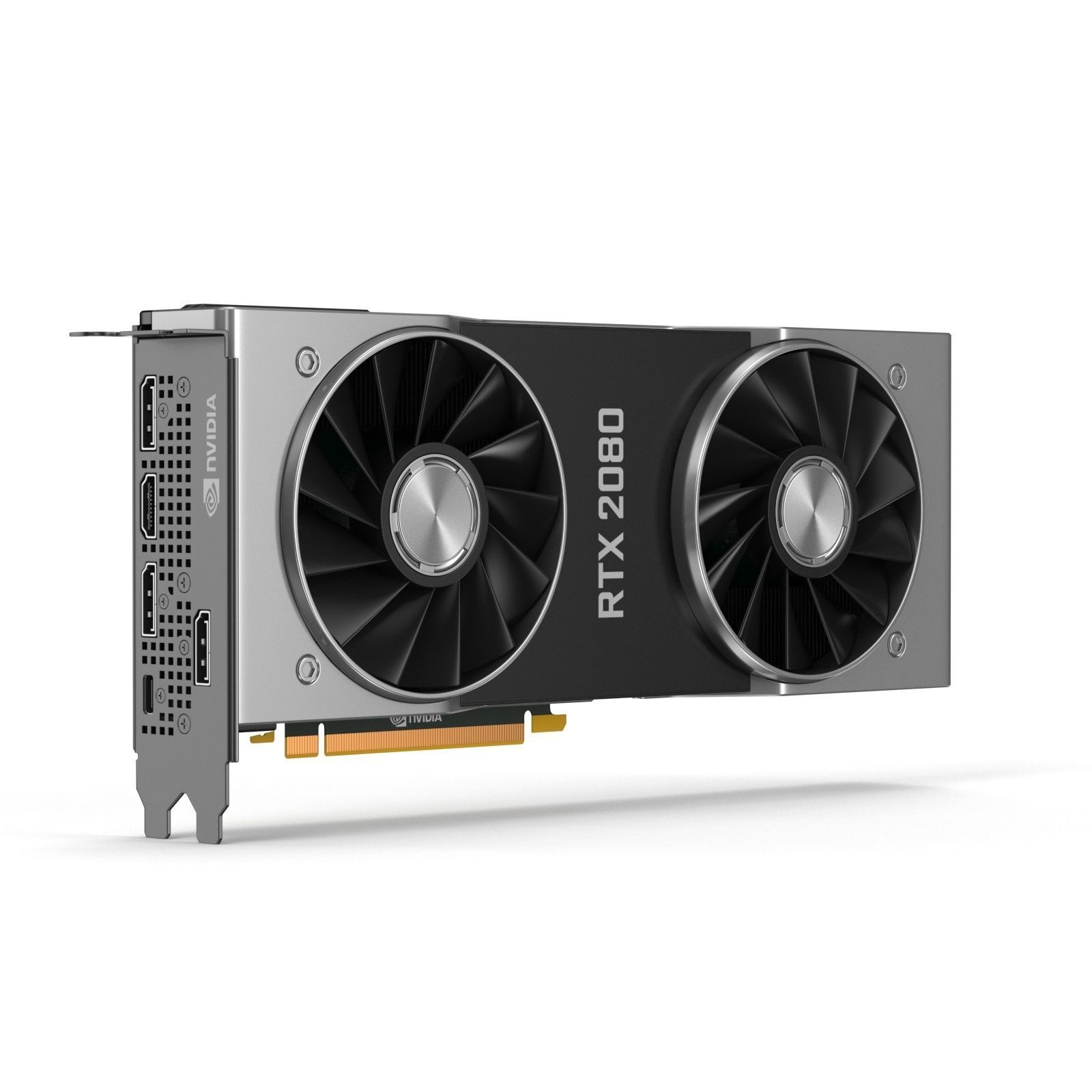 NVIDIA Geforce RTX 2080 Graphics Cards 3D model_1